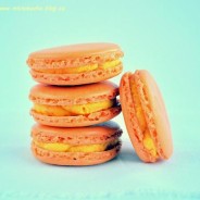 Dýňové macarons